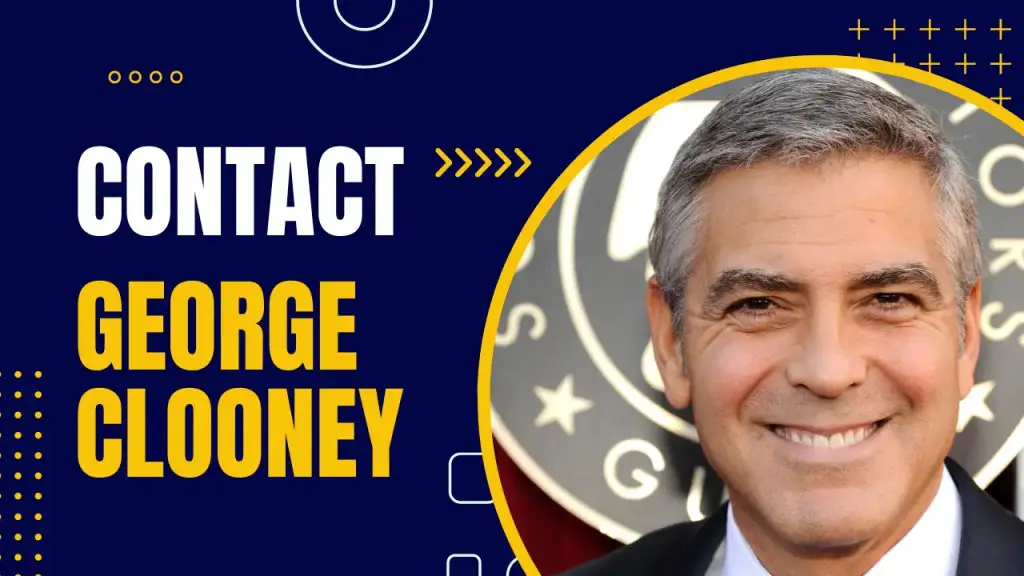 Contact George Clooney