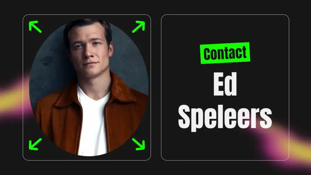 Contact Ed Speleers