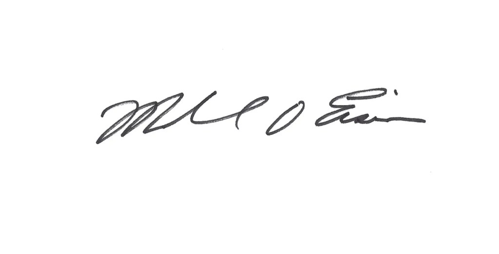 Disney Chairman Michael Eisner autograph (Star Tours)