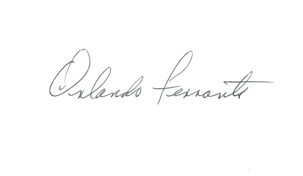 Orlando Ferrante autograph