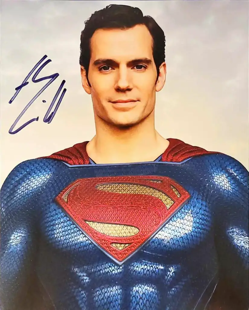 Photo signed by Henry Cavill obtained TTM.
