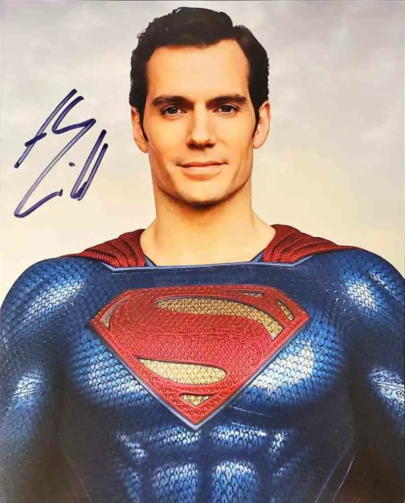 Photo signed by Henry Cavill obtained TTM.