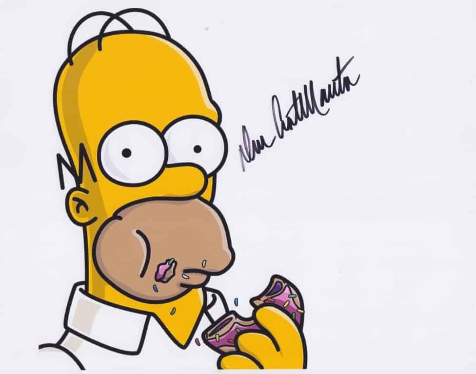 Dan Castellaneta Signed Photo of Homer Simpson