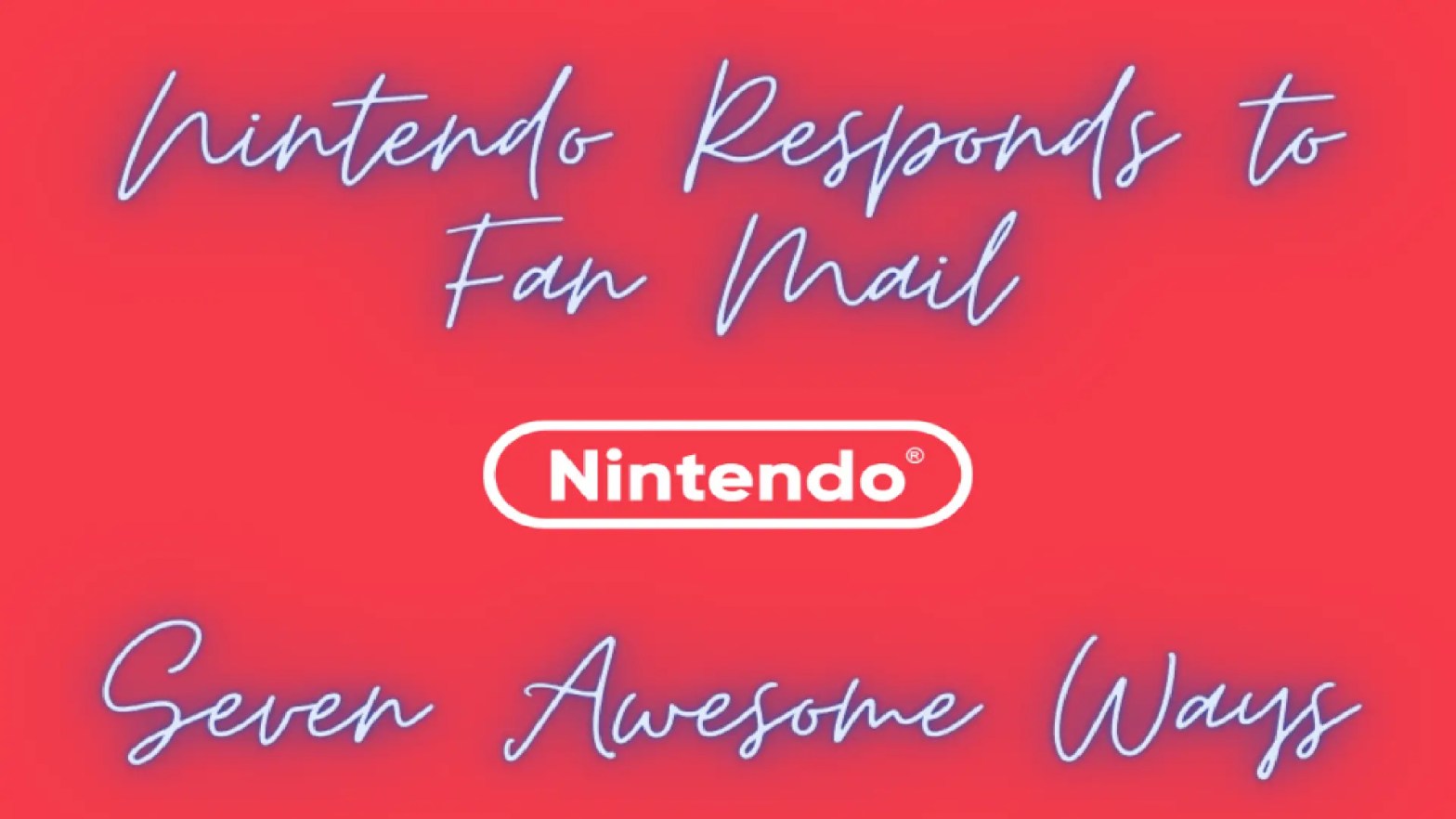 Seven Times When Nintendo Responded to Fan Mail in Awesome Ways