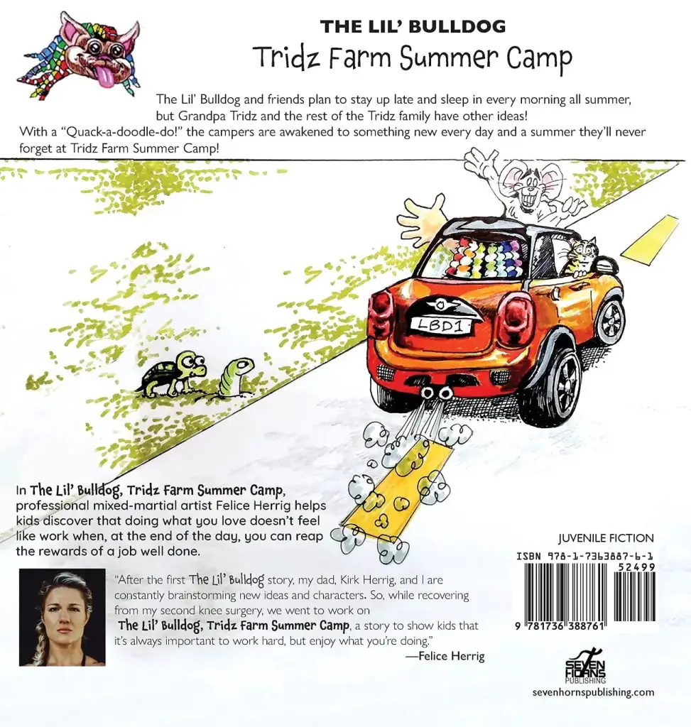 The Lil' Bulldog, Tridz Farm Summer Camp back cover