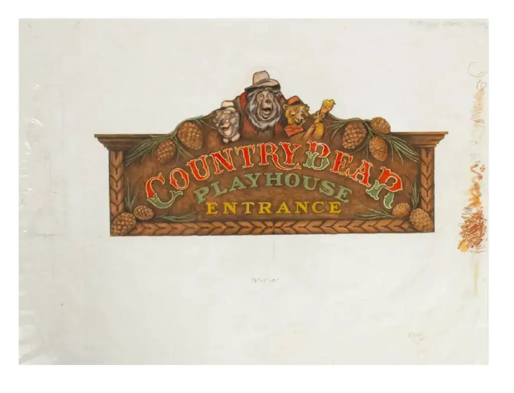 Raymond Kinman Disneyland Country Bear Playhouse