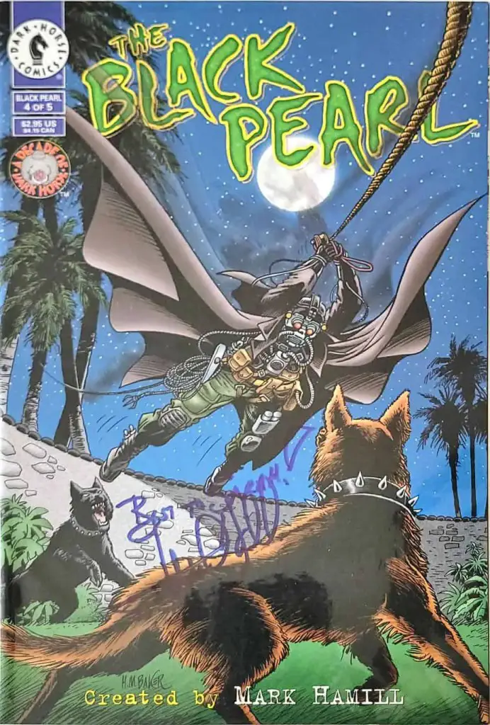 Mark Hamill signed Black Pearl Comic Book