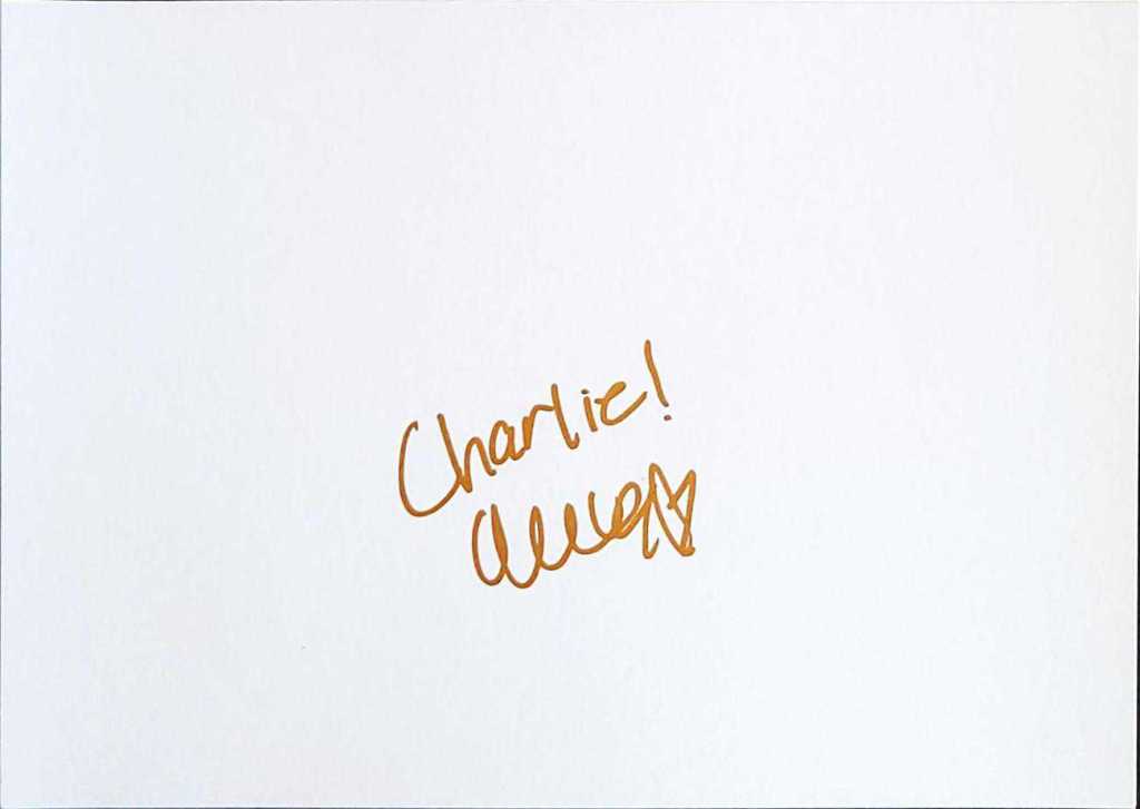 Autograph - Alexa Nisenson signed index card