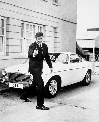 Roger Moore and the Volvo P1800