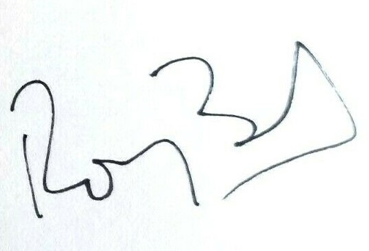 Roy Beck Autograph