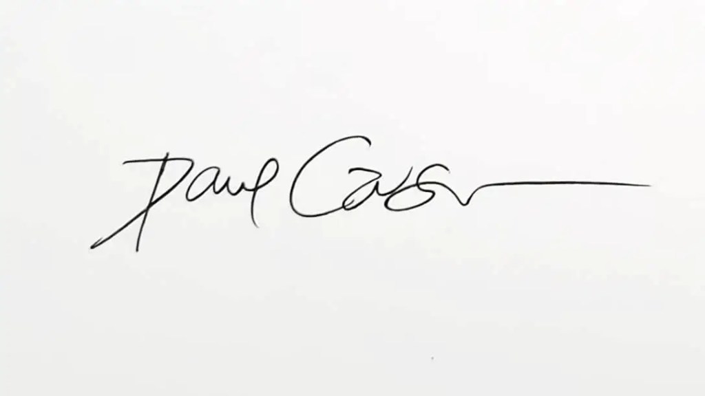 Dave Carson Autograph