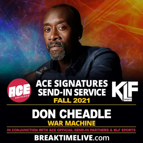 Don Cheadle autograph signing