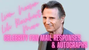 Liam Neeson Responds to fan mail