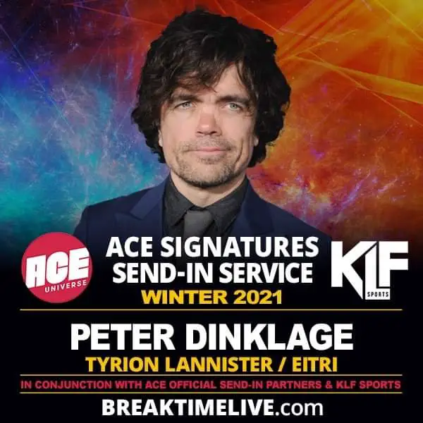 Peter Dinklage autograph signing