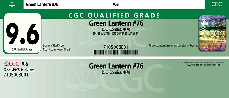 CGC Green Label