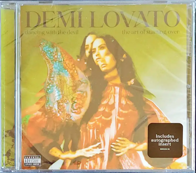 Demi Lovato Signed Dancing with the Devil CD