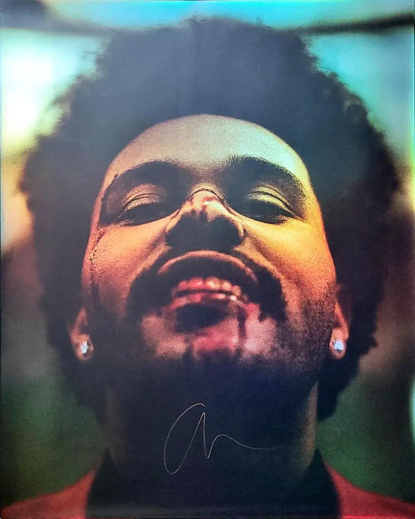 The Weeknd Signed After Hours Holographic Album Poster 24×30” Poster