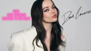 Does Dove Cameron Respond to Fan mail