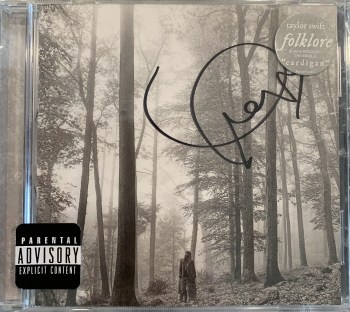 Signed Taylor Swift Folklore CD