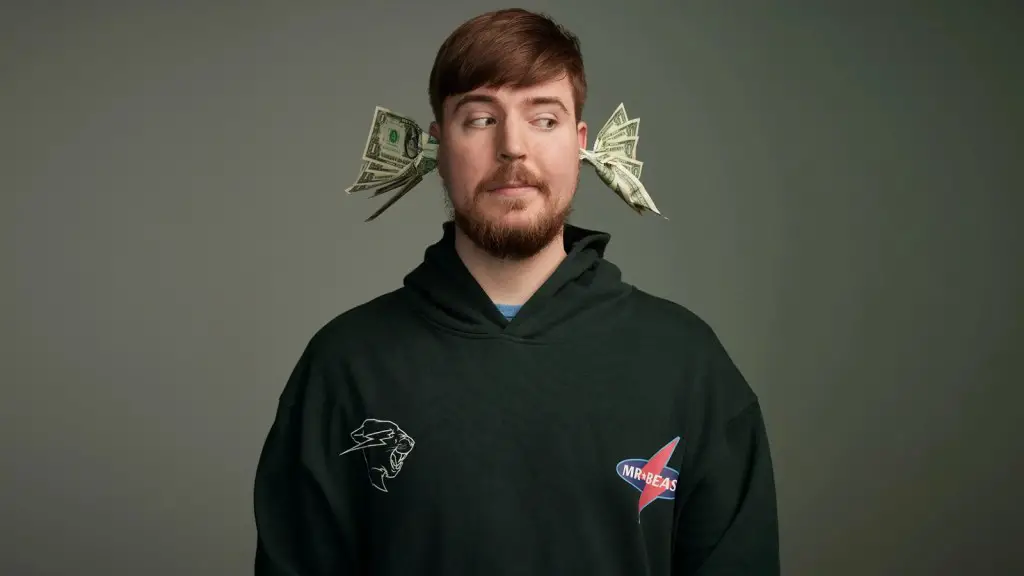 Mr Beast with Money coming out of his ears