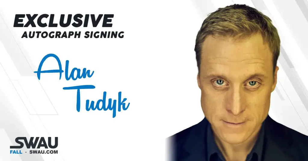SWAU will be conducting an autograph signing with Alan Tudyk. Sales go live for Tudyk on Thursday, September 22nd at 1PM EST