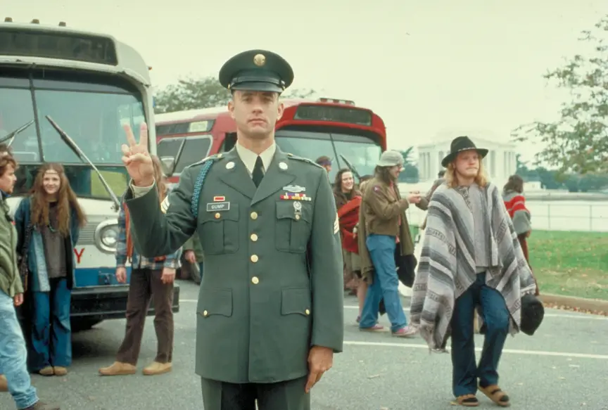 Tom Hanks in Forrest Gump