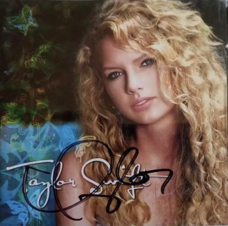 Signed copy of Taylor Swift's self titled album