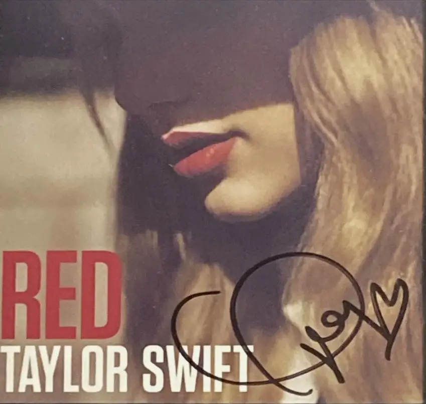 Taylor Swift Signed album -  Red