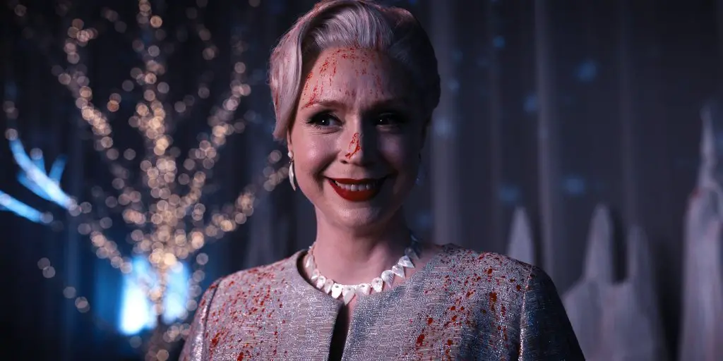 Still of Gwendoline Christie in Wednesday