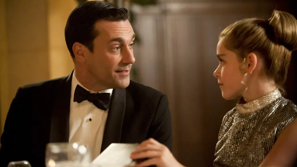 Still of Kiernan Shipka and Jon Hamm in Mad Men and At the Codfish Ball

Ron Jaffe/AMC | © RONP JAFFE