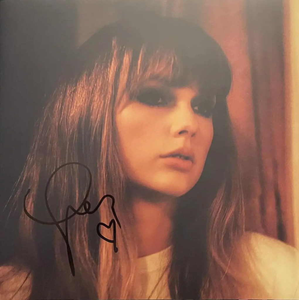 Midnights signed by Taylor Swift