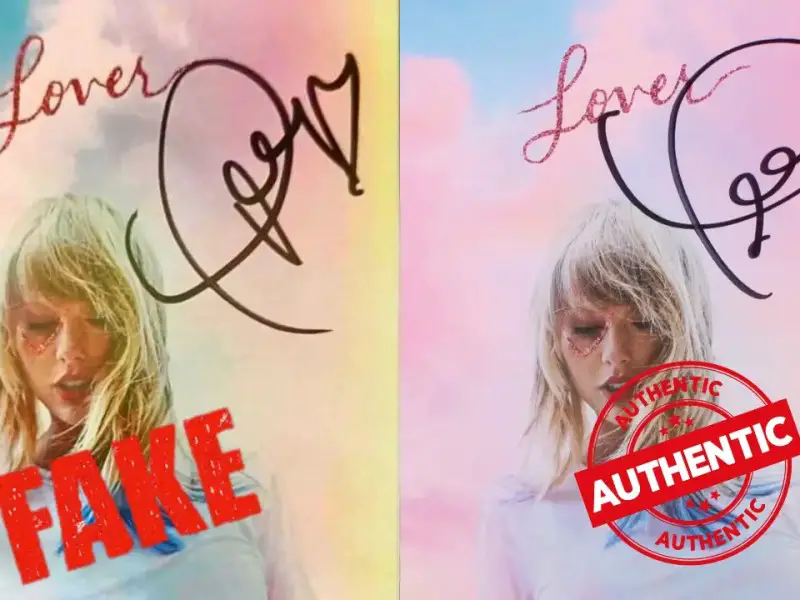 Taylor Swift Signature Study: Tell Her Real Autograph From Fakes