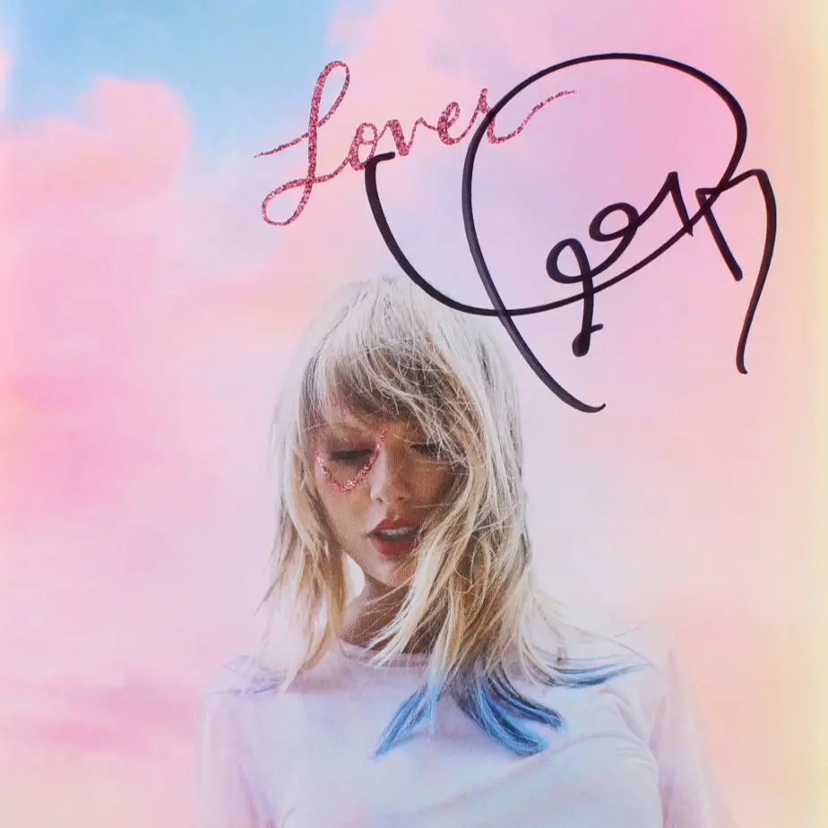 Taylor Swift Signed album -  Lover