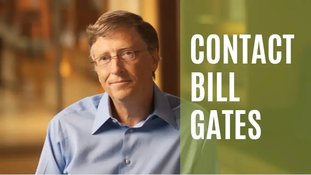 Contact Bill Gates