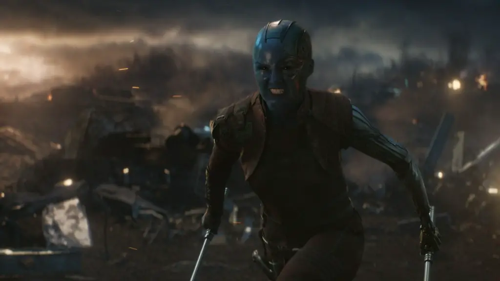 Marvel Studios' AVENGERS: ENDGAME Nebula (Karen Gillan) Photo: Film Frame ©Marvel Studios 2019