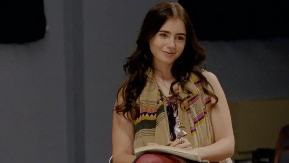 Still of Lily Collins in The English Teacher