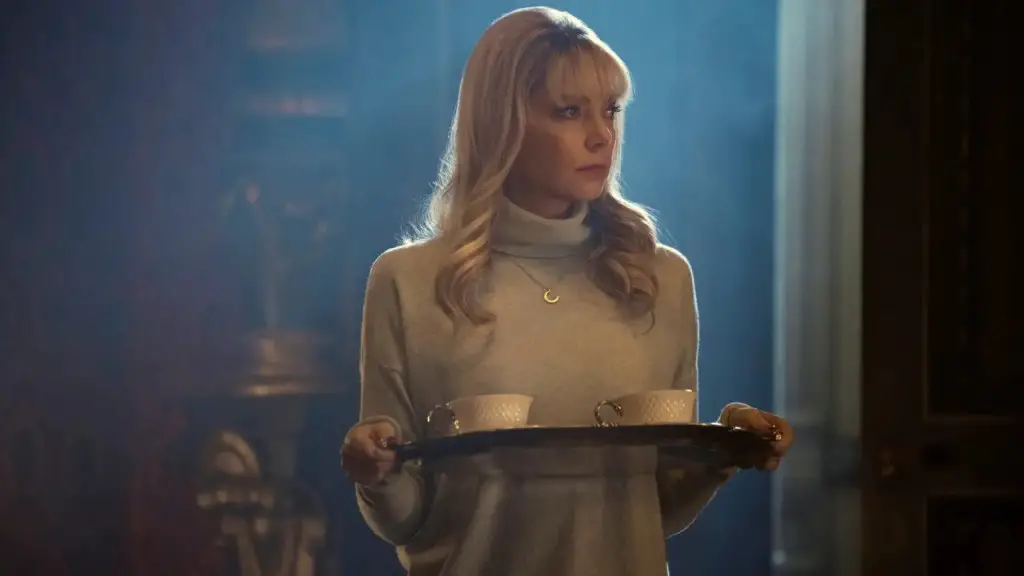 Still of Riki Lindhome in Wednesday