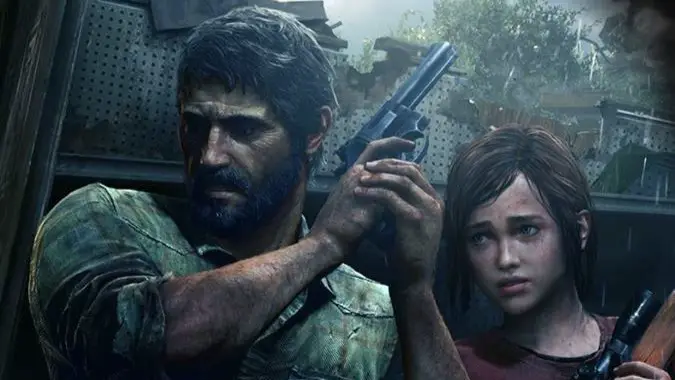 Still of Troy Baker and Ashley Johnson in The Last of Us