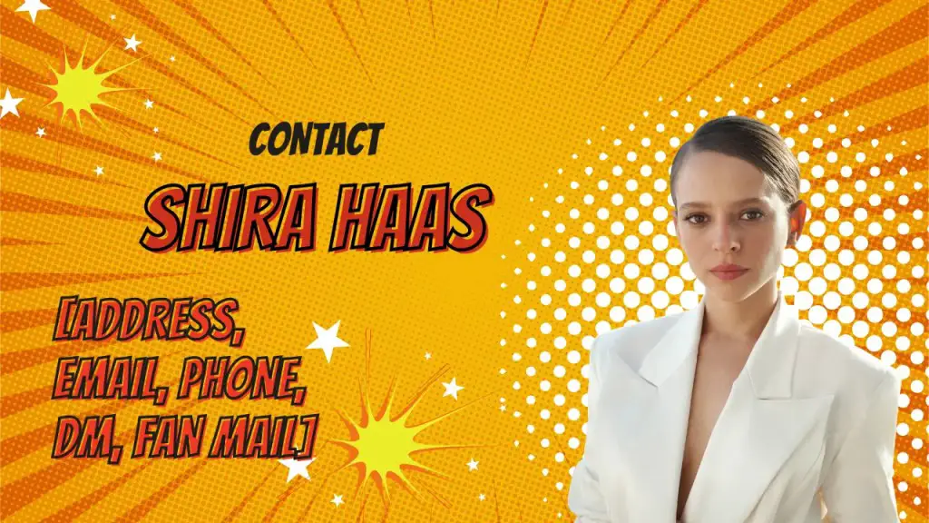 Contact Shira Haas