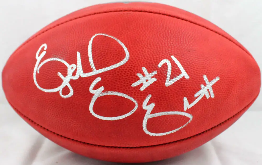 Ezekiel Elliott Autographed NFL Duke Football-Beckett W Hologram *Silver