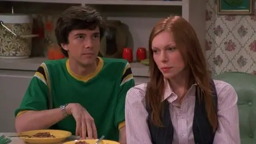 Still of Laura Prepon and Topher Grace in That '70s Show and Nobody's Fault But Mine