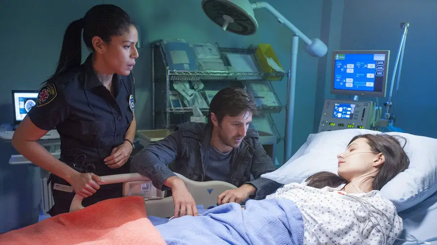 Still of Merle Dandridge, Jill Flint and Eoin Macken in The Night Shift and Darkest Before Dawn