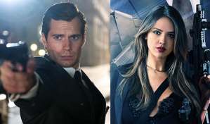 Elizabeth Gonzalez and Henry Cavill