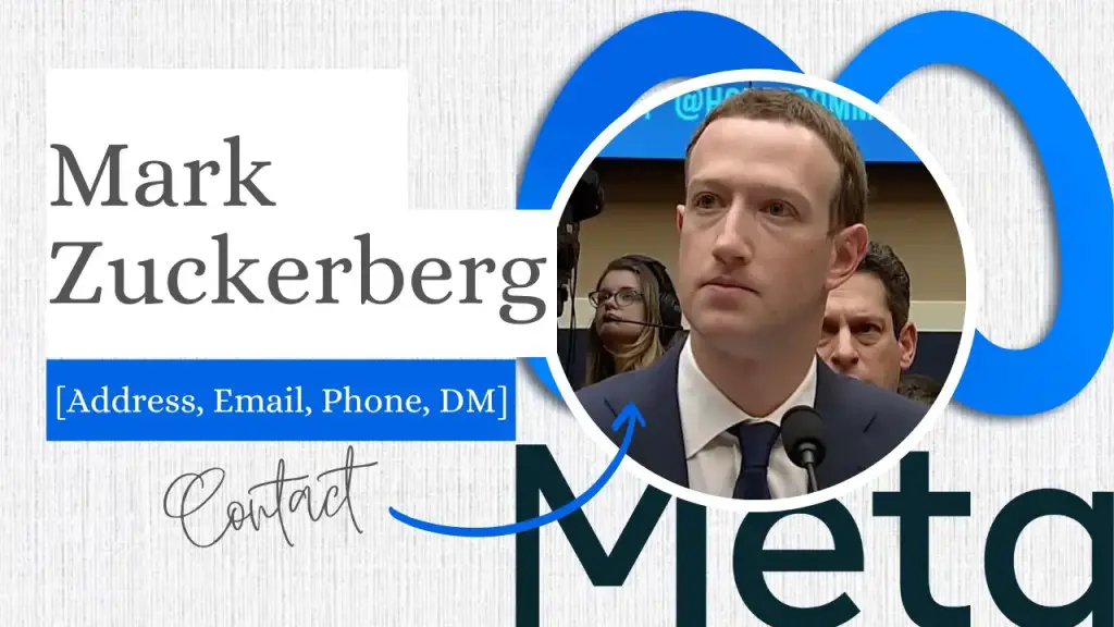 Contact Mark Zuckerberg