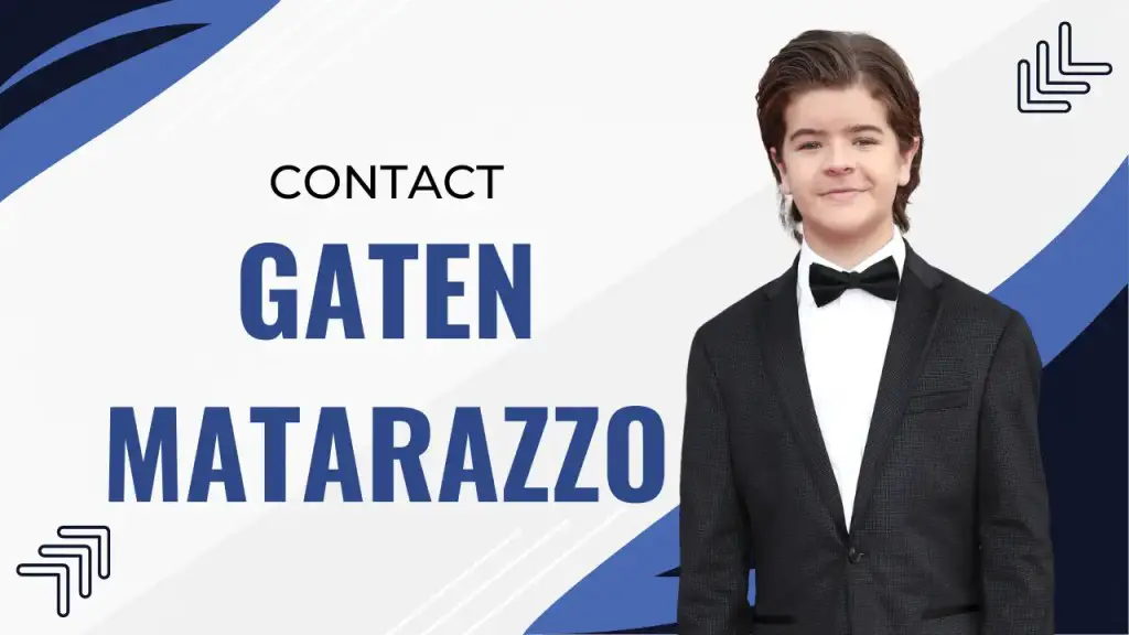 Contact Gaten Matarazzo