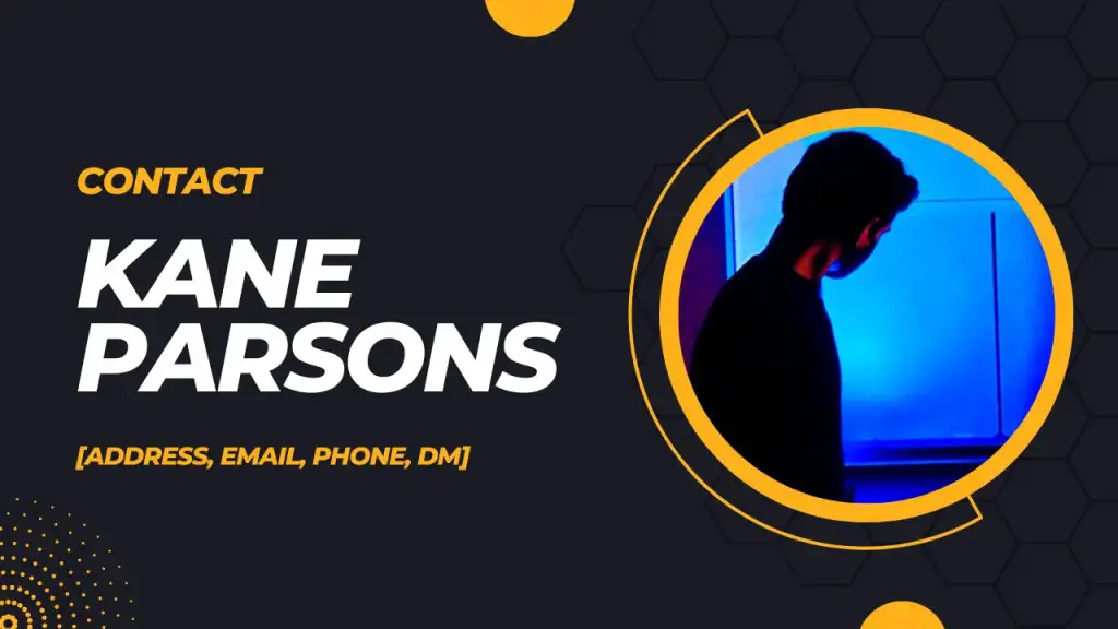 Contact Kane Parsons