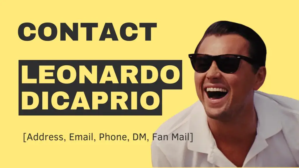 Contact Leonardo DiCaprio