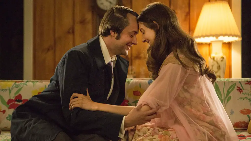 Alison Brie as Trudy Campbell and Vincent Kartheiser as Pete Campbell - Mad Men _ Season 7B, Episode 13 - Photo Credit: Justina Mintz/AMC