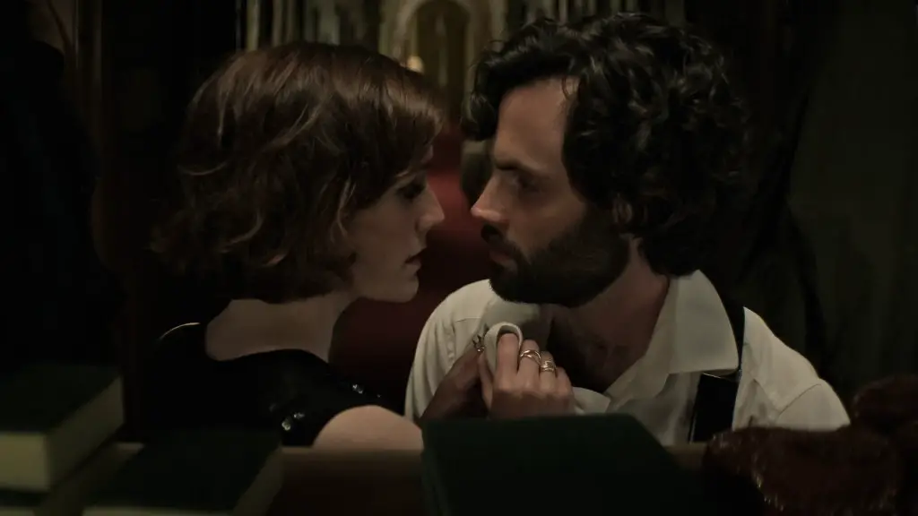 Still of Charlotte Ritchie and Penn Badgley in You and The Fox and the Hound