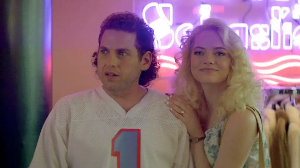 Still of Jonah Hill and Emma Stone in Maniac and Furs by Sebastian